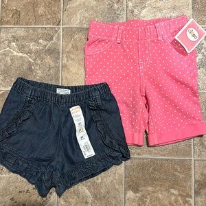 NWT 2 pair 3T shorts
